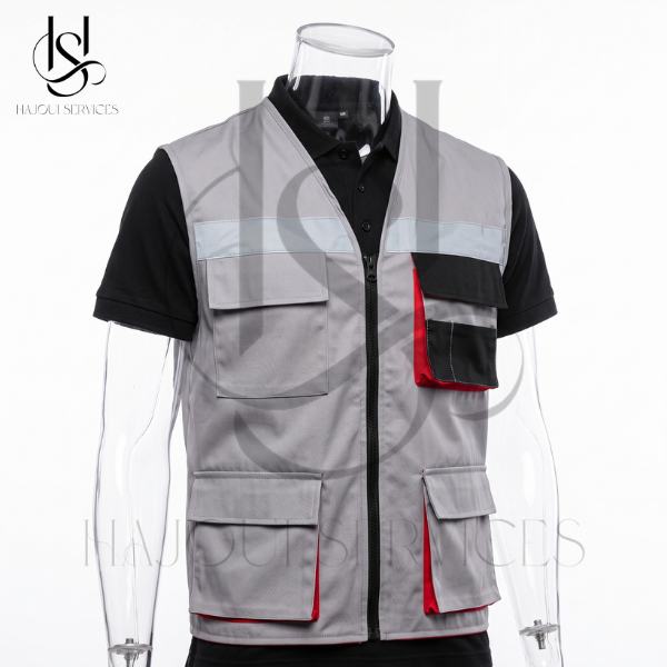 Gilet de Travail Multipoches Pro